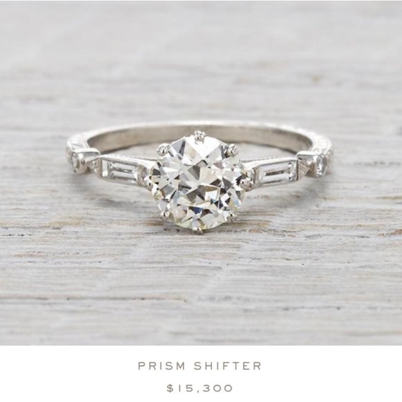 Vintage Engagement Ring by Erstwhile - Picture 2 of 11